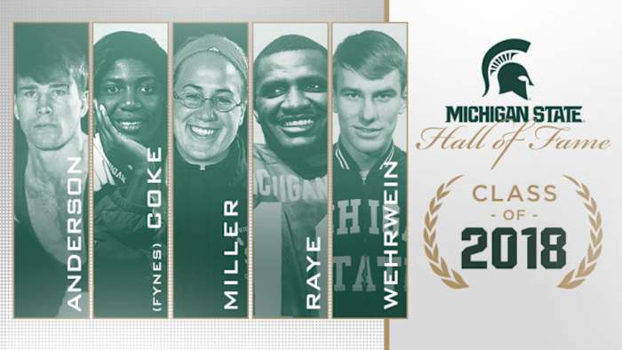 MICHIGAN STATE ATHLETICS ANNOUNCES 2018 HALL OF FAME CLASS (PHOTO: MSU SID)